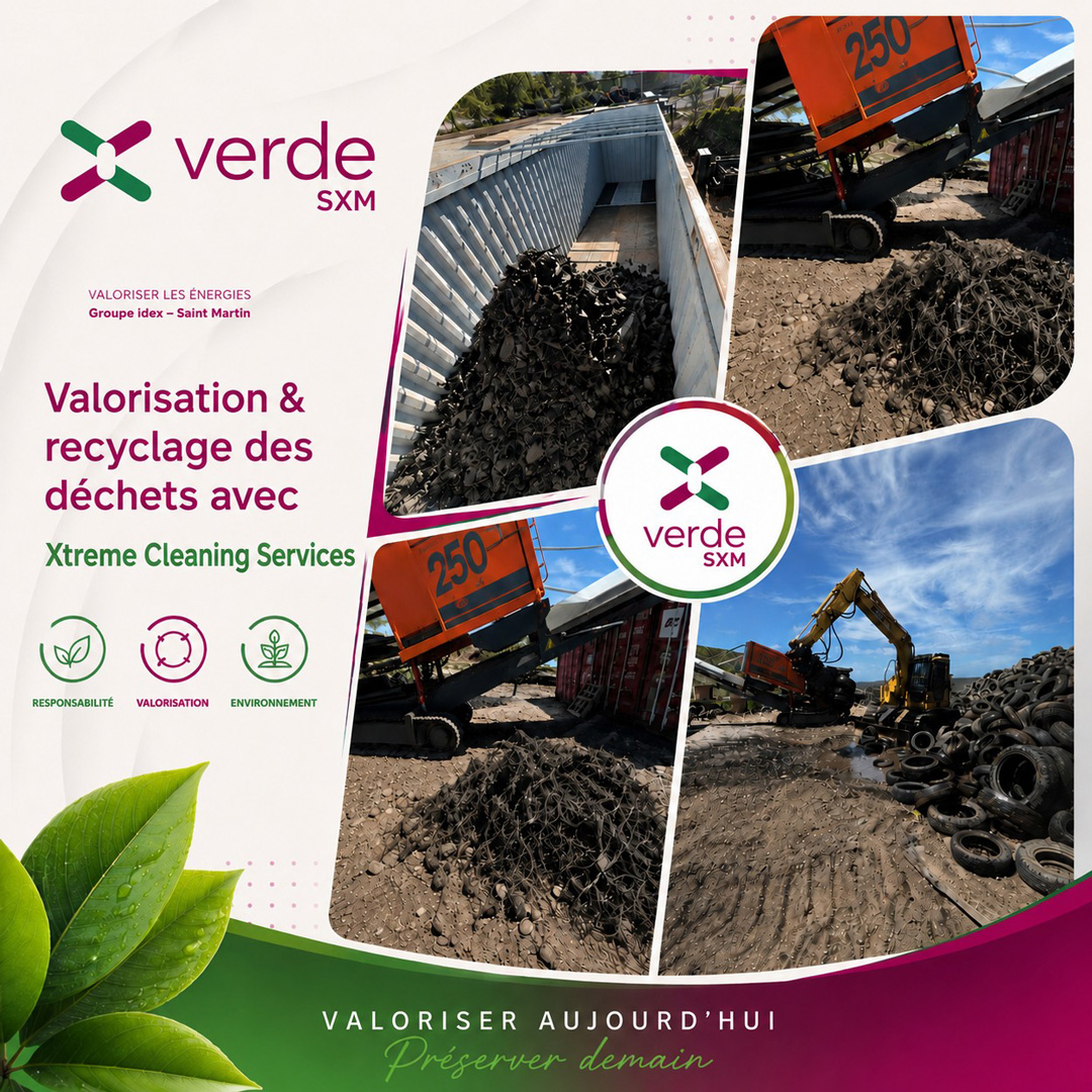 Campagne de broyage des pneus avec notre partenaire Xtreme Cleaning Services