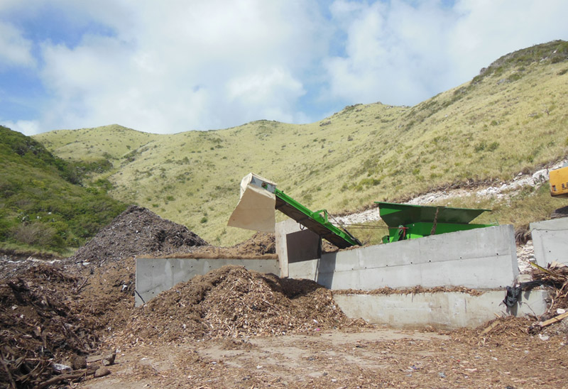 Verde SXM, traitement des déchets à Saint Martin